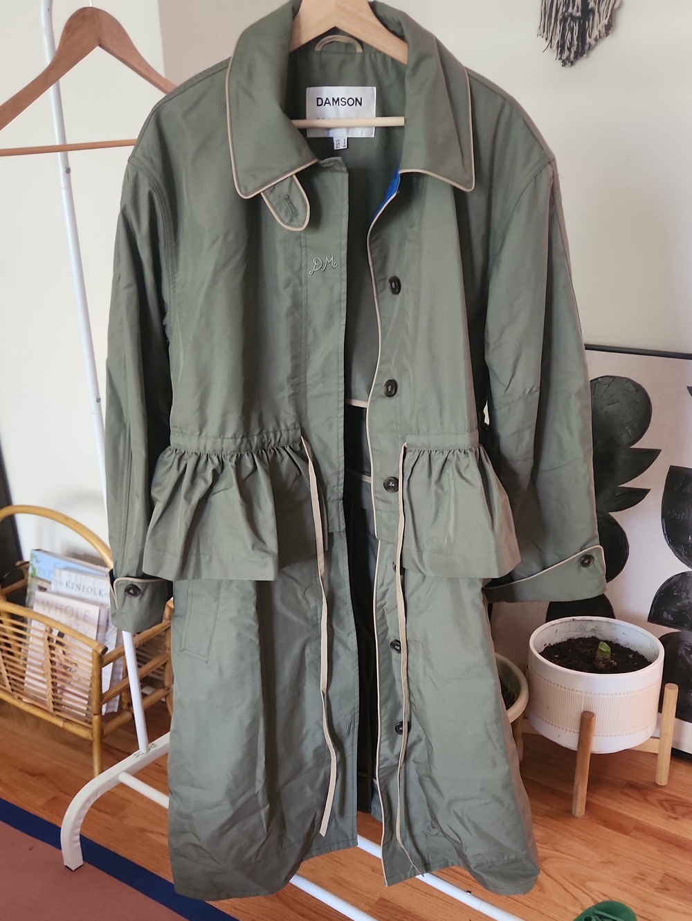 Damsen Madder Myrtle Trench Coat